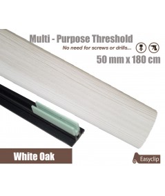 White Oak Laminated Transition Threshold Strip  50mm x180cm Multi-Height/Pivots
