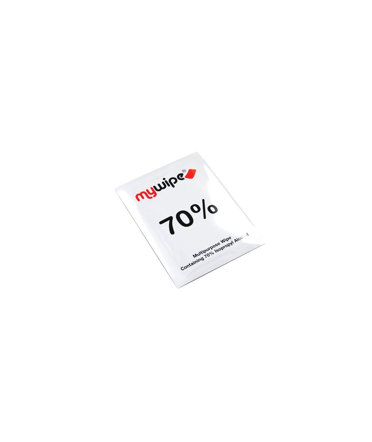 MYWIPE 70% Alcohol Wipes Sachets Large 185mm x 145mm Pack QTY 50