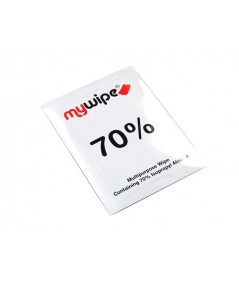 MYWIPE 70% Alcohol Wipes Sachets Large 185mm x 145mm Pack QTY 100